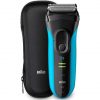 Braun Series 3 ProSkin 3045s Foil shaver Trimmer Black, Blue