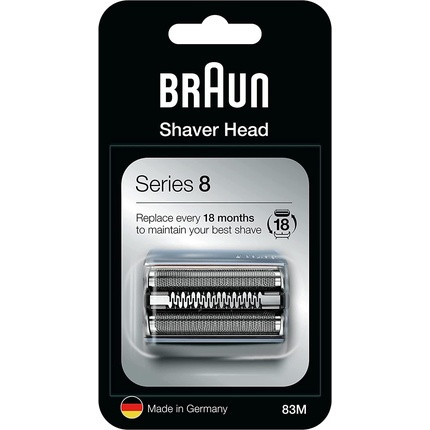 Braun Series 8 83M Electric Shaver Head Replacement Silver