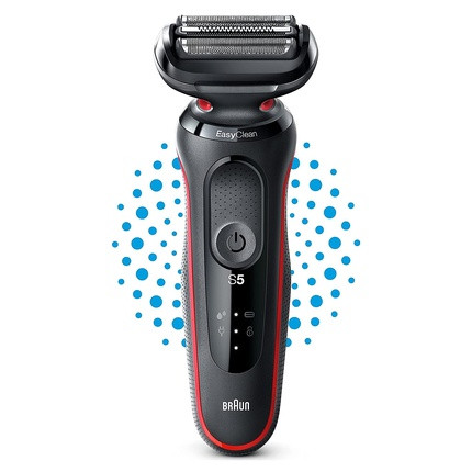 Braun Series 5 51-R1000s Electric Shaver Red