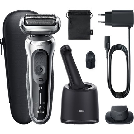 Braun Shaver 71-S7200cc WetDry Silver Black