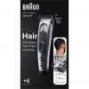 Braun Series 7 Men's Hair Clipper Hair Cutting Machine with 17 Length Settings and 2 Comb Attachments