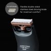 Beurer HR 6000 Body Groomer for Wet and Dry Shaving on Face and Body with Adjustable Comb Attachment and Double-Sided Stainless Steel Razor Blade