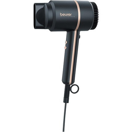 Beurer HC 35 Hair Dryer with Ion Function for Shiny and Smooth Hair 1600-2000 Watts Black/Rose