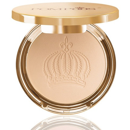 Harald Glööckler Pompöös Cosmetics Pressed Powder Compact with Puff Makeup for Complexion 9g - Shade 01 Sand