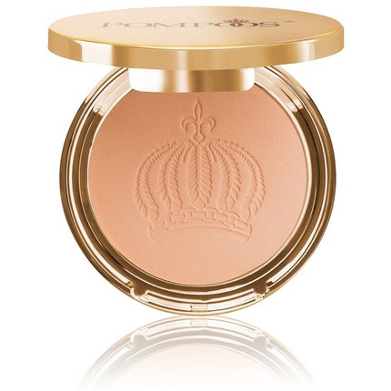 Harald Glööckler Pompöös Cosmetics Compact Powder with Powder Puff Makeup Face Pressed Powder No. 03 Medium 9g