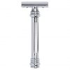 MERKUR 38C Barber Pole Chrome Safety Razor Straight Cut Closed Comb Ideal for Wet Shaving Zinc Die-Cast Brass Handle Made in Germany