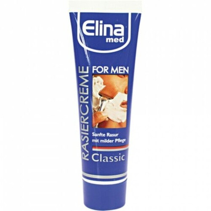 Elina Med Classic Shaving Cream 100ml Gentle Shave Mild Care