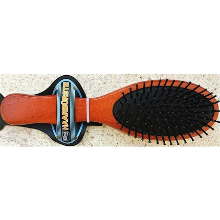 Wellness Massage Hairbrush Luxury Oval Wood 47460 Black