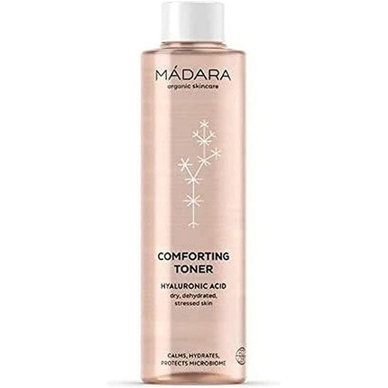 MÁDARA Organic Skincare Comforting Toner 200ml pH Balancing Formula with Hyaluronic Acid Vegan Ecocert Certified Recyclable Packaging