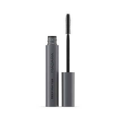 MÁDARA Organic Skincare Deep Matter Bold Volume Mascara 8ml - Volumizing and Defining with Natural Pigments - Vegan and Ecocert Certified