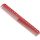 YS-Park Y S 339 Professional Fine Cutting Hair Comb Red