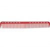 YS-Park Y S 339 Professional Fine Cutting Hair Comb Red