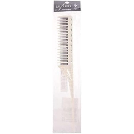 YS Park 150 T-Zing Professional Teasing and Back Combing Hair Comb in White