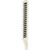 YS Park 150 T-Zing Professional Teasing and Back Combing Hair Comb in White