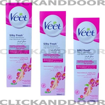 Veet Hair Removal Cream Silk and Fresh for Normal Skin 100ml