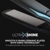 REVAMP Progloss Ultra X Shine Ceramic Straightener with Wide Spring Ceramic Ion Plates for Professional Straightening and Curling of Long, Thick Hair - Extra Wide