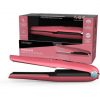 REVAMP Liberate Cordless Hair Straightener Compact Lightweight Portable Straightening Iron Ceramic Ionic Flat Iron Plates Travel Lock Heat-Resistant Travel Pouch Pink