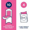 Veet Face Precision Wax Strips with Easy Grip for Normal Skin with Shea Butter and Berry Fragrance 20 Strips