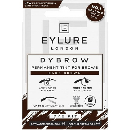 Eylure DYBROW Eyebrow Dye Kit Dark Brown