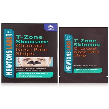 T-Zone Charcoal and Tea Tree Ultra Cleansing Nose Pore Strips - Pack of 6