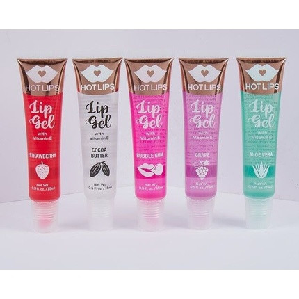 Hot Lips Lip Gel With Vitamin E Vegan Assorted Flavours