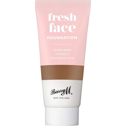 Barry M Cosmetics Fresh Face Lightweight Liquid Foundation with Hyaluronic Acid and Vitamin C Shade 15 1 Count