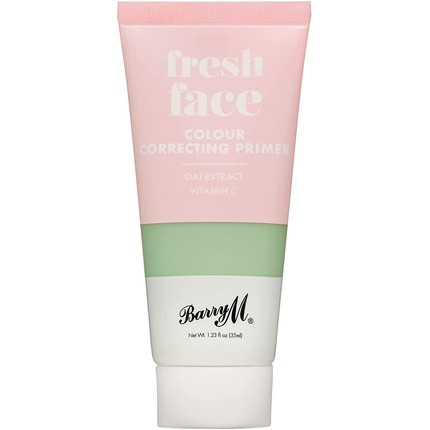 Barry M Fresh Face Green Colour Correcting Primer to Balance Skin Tone and Reduce Redness 35ml