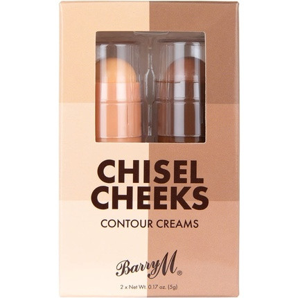 Barry M Cosmetics Chisel Cheeks Contour Creams 2 Count