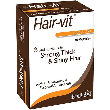 Health Aid HairVit Blister Pack 90 Capsules