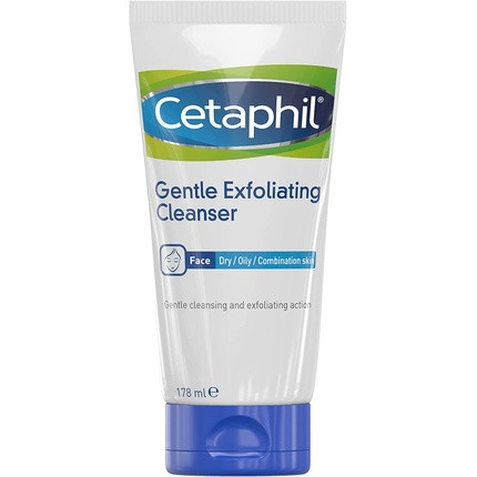 Cetaphil Gentle Exfoliating Cleanser Face Wash for Sensitive Skin 178ml