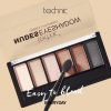 Technic Nudes Eyeshadow Palette 6 Pigmented Shimmer Shades 7.2g