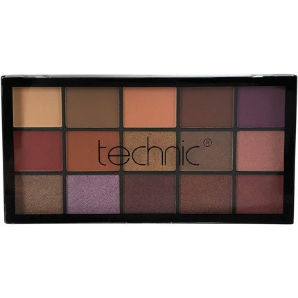 Technic 15 Shade Eyeshadow Palette Peanut Butter & Jelly Matte Shimmer