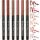 TECHNIC Retractable Twist Up Lipstick Pencil Brown Nude Berry Pink Red