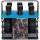 Man Stuff The 6 Pack Mens Shower and Body Wash Essential Toiletries Set with Caddy