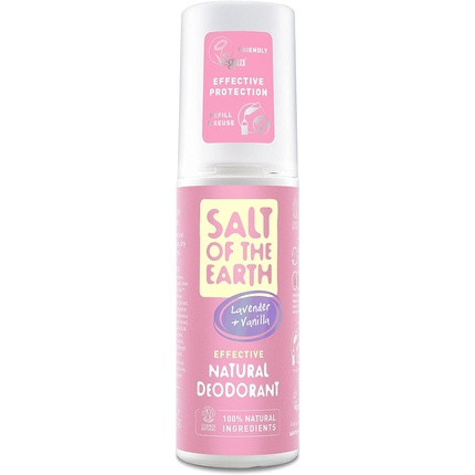 Salt of the Earth Refillable Natural Deodorant Spray 100ml Lavender & Vanilla