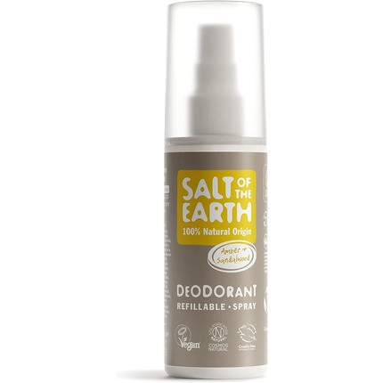 Salt of the Earth Refillable Natural Deodorant Spray Vegan and Cruelty Free 100ml