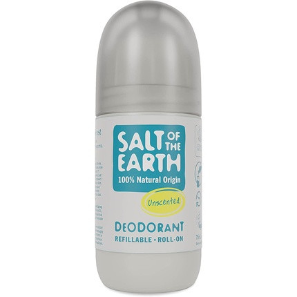 Salt of the Earth Natural Unscented Deodorant Roll On 75ml