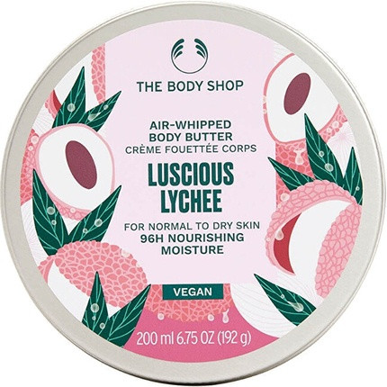 The Body Shop Luscious Lychee Air-Whipped Body Butter For Normal To Dry Skin, 200 Ml