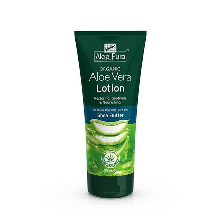 Aloe Pura Organic Aloe Vera Lotion with Shea Butter and Vitamin E 200ml