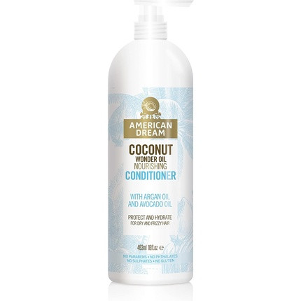 American Dream Coconut Wonder Oil Nourishing Conditioner with Argan Oil and Avocado Oil 463ml