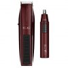 WAHL GroomEase Battery Operated Beard and Hair Trimmer Burgundy