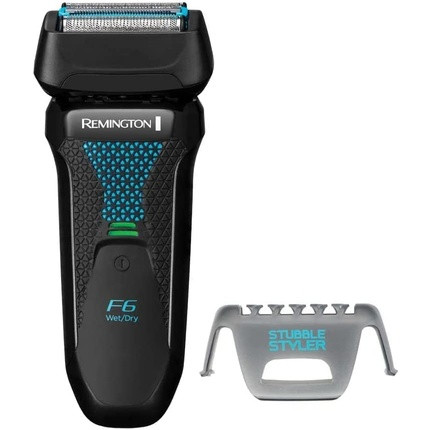 Remington F6 Aqua Men's Electric Shaver 100% Waterproof with Fold-Out Detail and Long Hair Trimmer 60 Minute Lithium Battery USB Charging - F6000