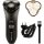 Remington Men's Electric Rotary Shaver Style Series R3 Dual Track Blades Flexing Blades and Pivoting Neck Pop-up Trimmer 40mins Corded Usage 3-day Stubble Styler Guard Cleaning Brush