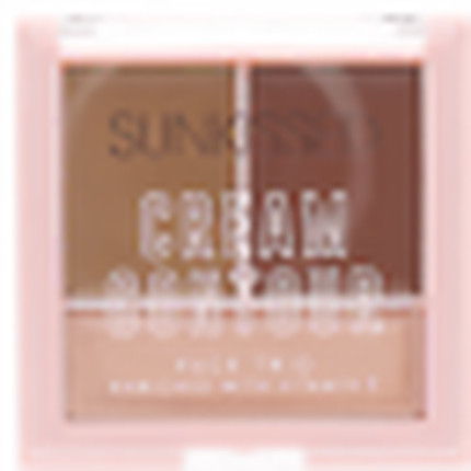 Sunkissed Cream Contour Face Trio Palette Enriched with Vitamin E