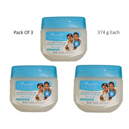 Mamado Baby Guard Petroleum Jelly with Coconut 13.02 Ounces 374g