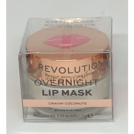 Makeup Revolution Dream Kiss Overnight Lip Balm Mask Cravin' Coconuts