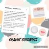 Makeup Revolution Dream Kiss Overnight Lip Balm Mask Cravin' Coconuts