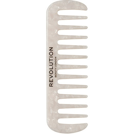 Natural Curl Wide Tooth Comb White