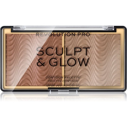 Revolution PRO Sculpt And Glow palette - Light-Medium 8 g