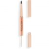 Makeup Revolution Fluffy Brow Filter Duo Brow Pencil and Eyebrow Gel Ash Brown